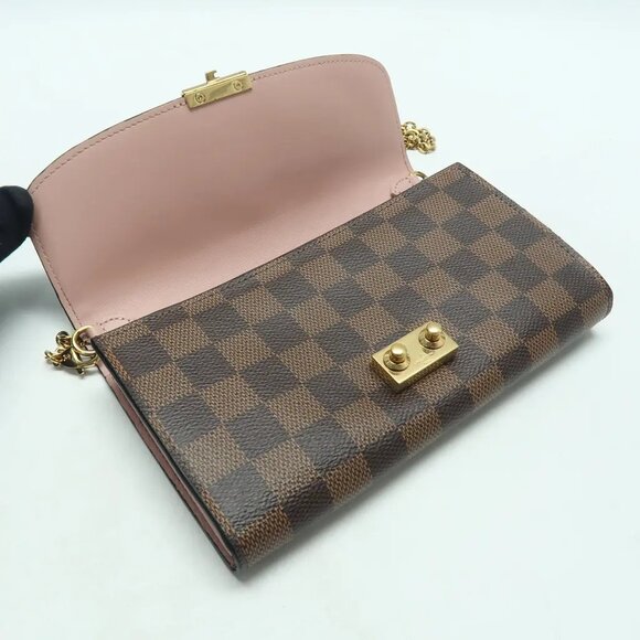 Louis Vuitton Croisette Brown Damier Ebene Canvas Shoulder Bag 880-052825 - Picture 8 of 12